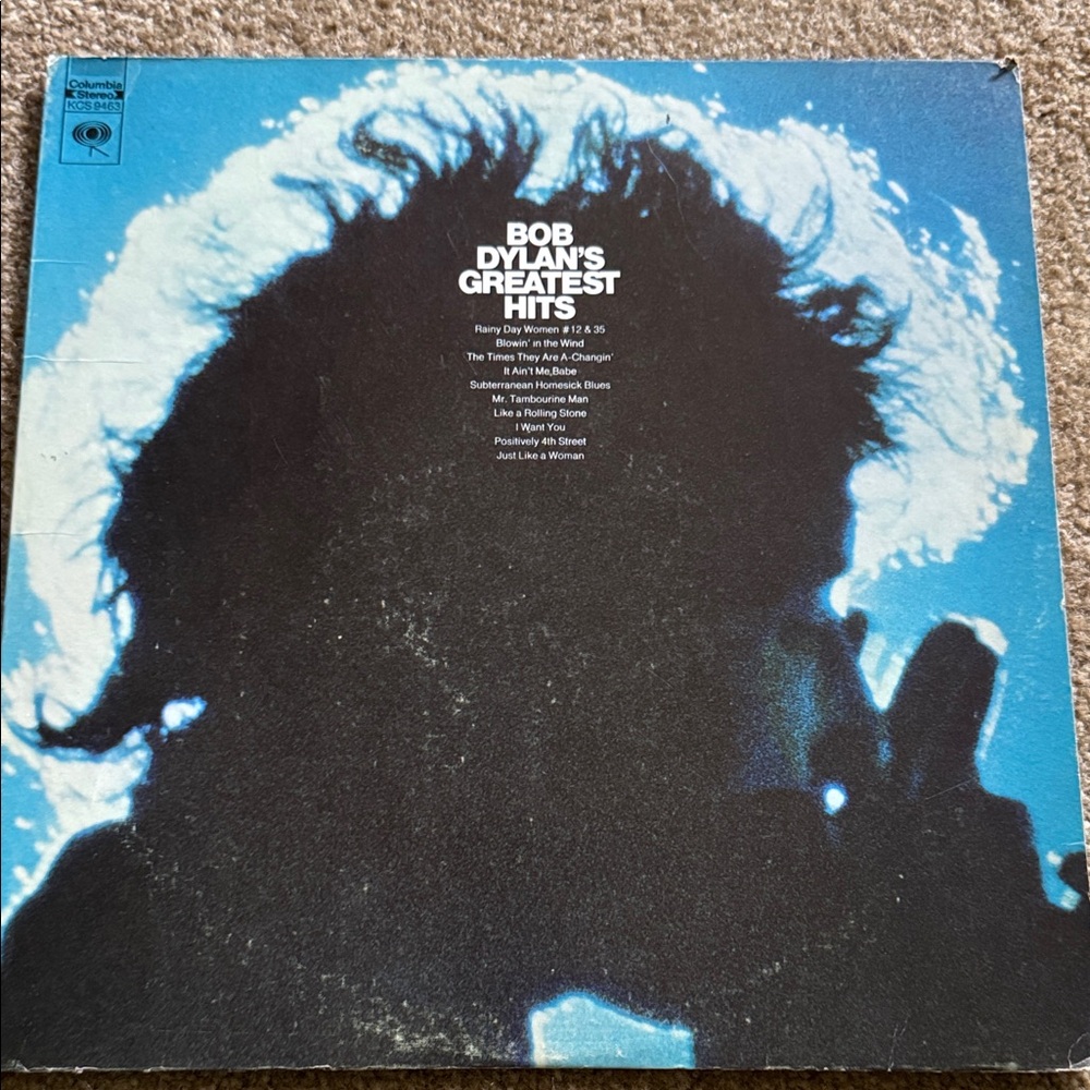 Bob Dylan's Greatest Hits Vinyl Record